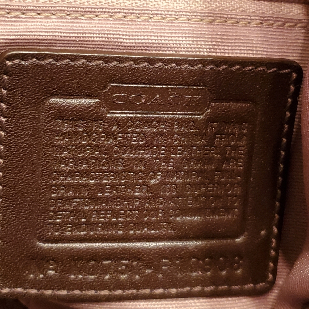 Coach Ivory Soft Leather Large Hobo Shoulder Bag - Picture 9 of 14